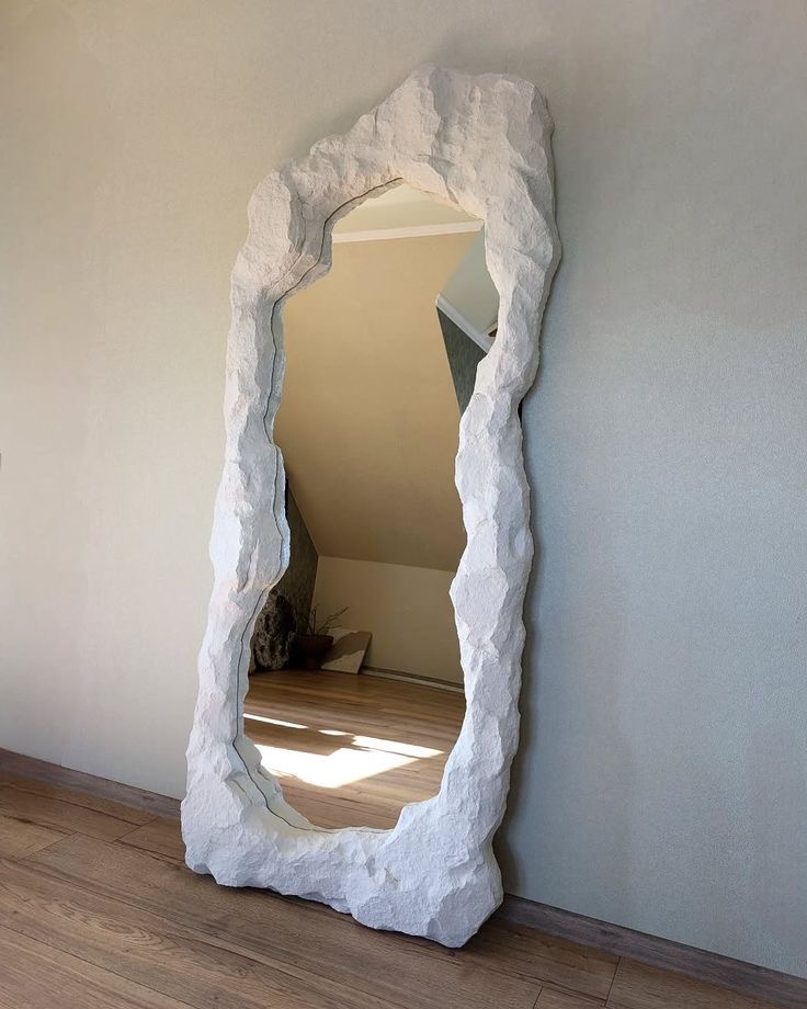 Raw Strata Full-Length Mirror
